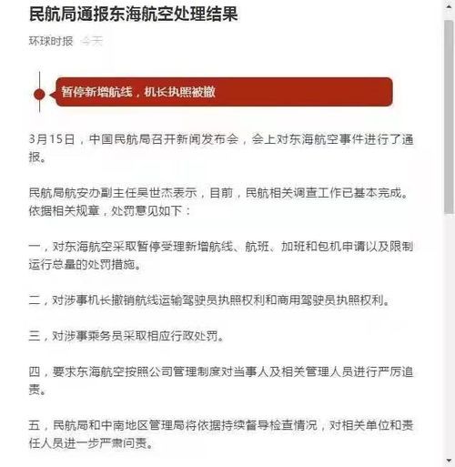 东海航空公司处理结果大公开，财务风波到底下场是什么？ 